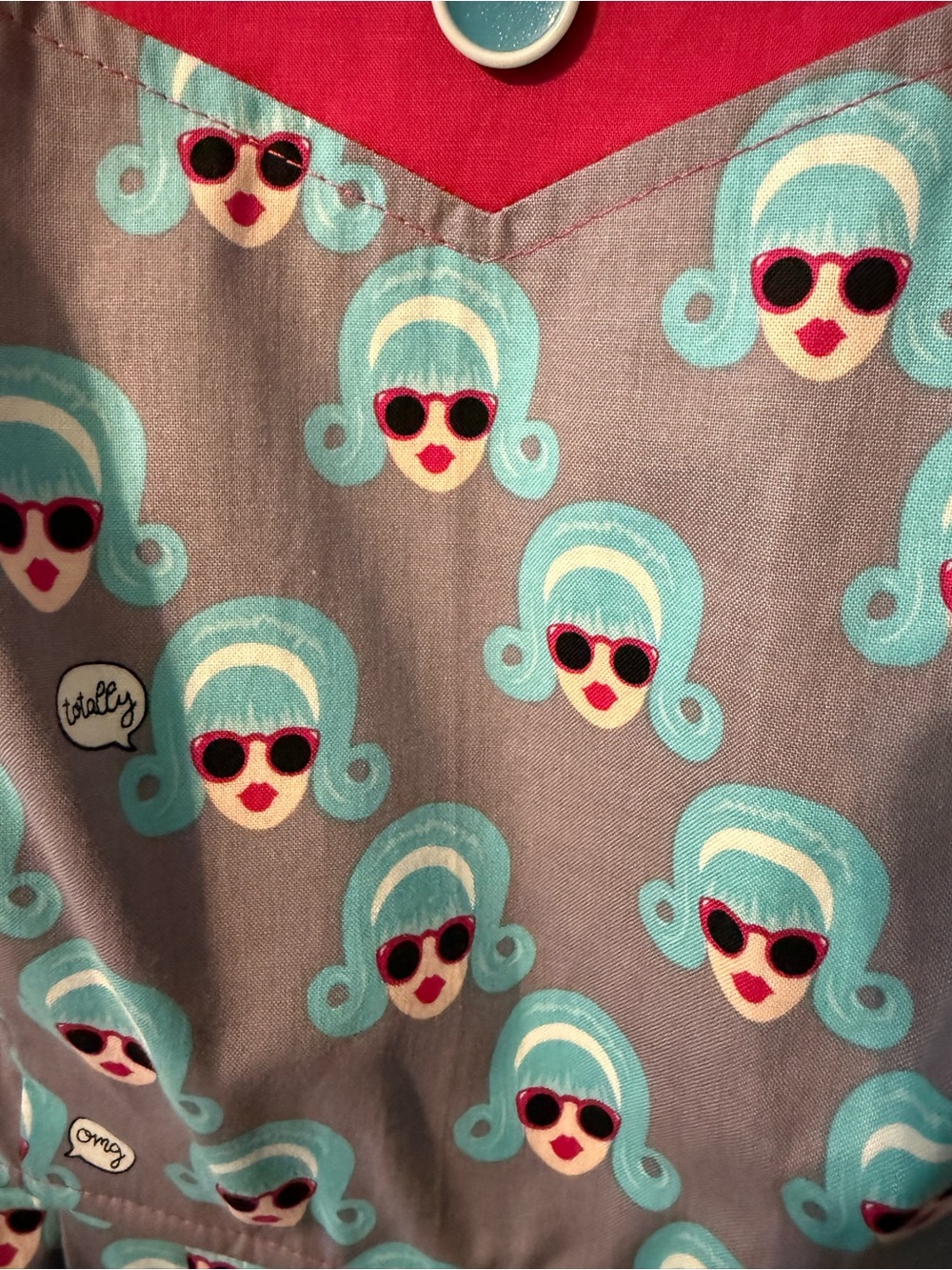 Beebop & Wally New York Retro 50’s Gladys Dress Cartoon Print Cotton Size M - Picture 3 of 10